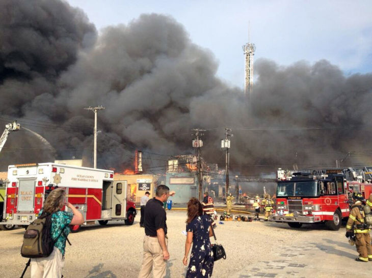 NJ Boardwalk Fire